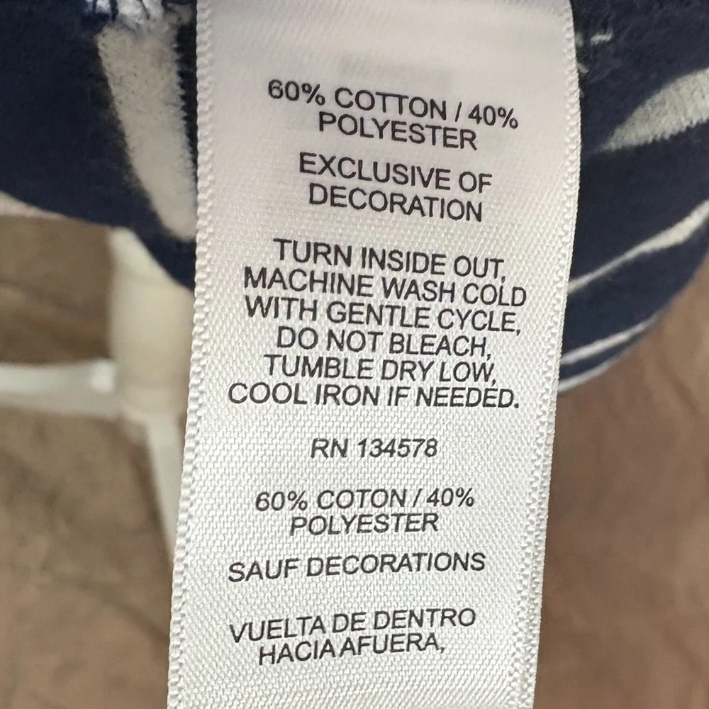 NEW Vineyard Vines Terry Towel Women's Navy Striped Dress - Picture 9 of 11